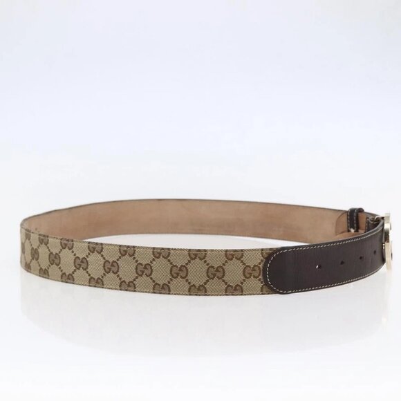 GUCCI GG Canvas Belt 33.5\